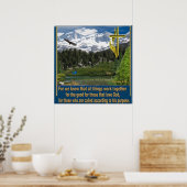 Affiche chrétienne Romains 8:38 (Cuisine)