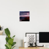 Affiche ciel lit pourpre (Bureau à domicile)