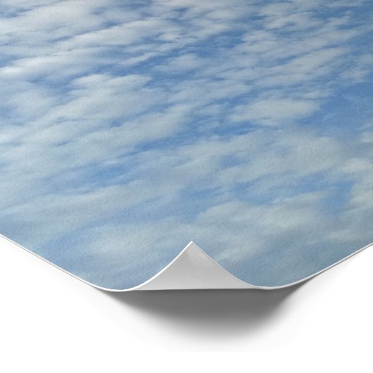 affiche ciel nuageux (Coin)