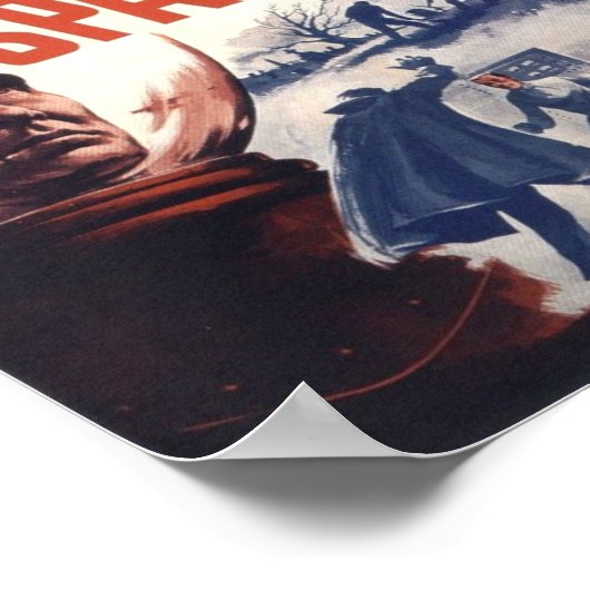 Affiche cinématographique "Plan 9 de l'espace extr (Coin)