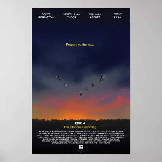 Affiche cinématographique 'The Glorious Beck' (Devant)