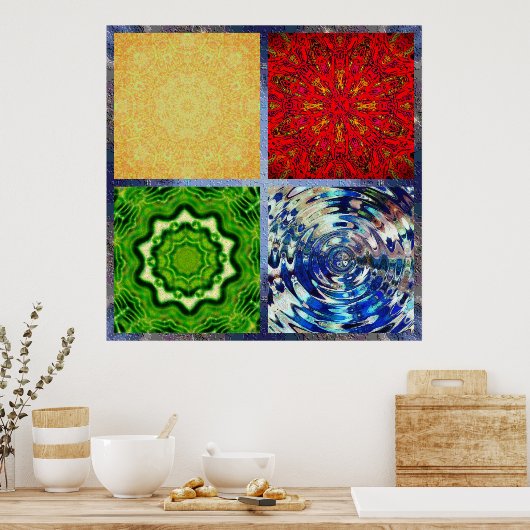 Affiche Cinq éléments (Cuisine)