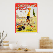 Affiche Cirque Barnum & Bailey Water Coney Island (Cuisine)
