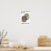 Affiche citation pour amateurs de chiens (Cuisine)