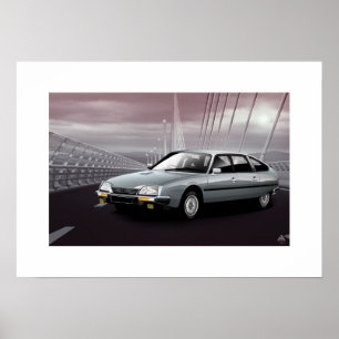 Affiche Citroen CX GTI mk1 Imprimer