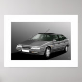 Affiche Citroen XM V6 24V (Devant)
