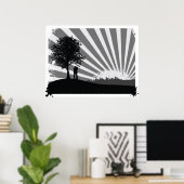 Affiche City Scape (Bureau à domicile)