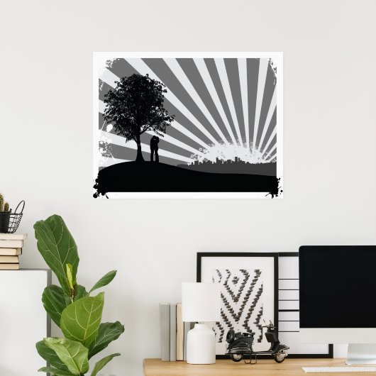 Affiche City Scape (Bureau à domicile)