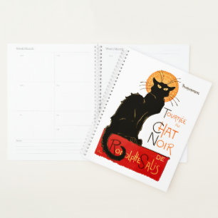 Affiche Classique Chat Noir de Steinlen en Noir