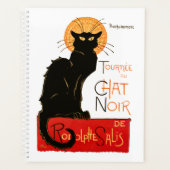 Affiche Classique Chat Noir de Steinlen en Noir (Devant)