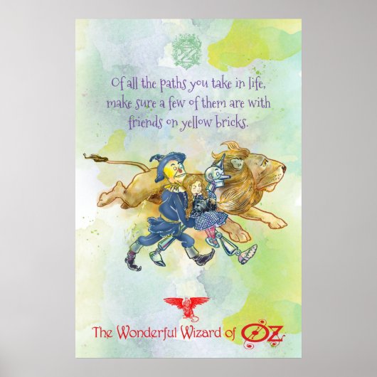 AFFICHE CLASSIQUE DE L'OZ - Briques Jaunes (Devant)
