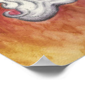 Affiche classique du Père Noël Art de Noël (Coin)