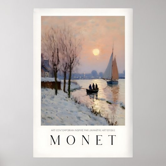 Affiche Claude Monet (Devant)