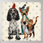 AFFICHE CLAWS, PAWS & FEATHERS (Devant)