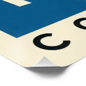 Affiche Cocktails - Style structuré (Coin)