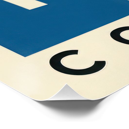 Affiche Cocktails - Style structuré (Coin)