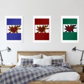 Affiche Cœurs en Feu (Chambre à coucher)