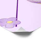 Affiche collage de friandises pastel - décoration  (Coin)