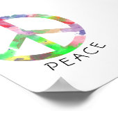 Affiche colorée de l'aquarelle (Coin)