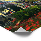 Affiche colorée de paysage urbain (Coin)