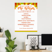 Affiche colorée du FESTIVAL FAall (Bureau à domicile)
