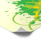 Affiche colorée du printemps (Coin)