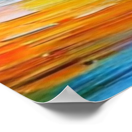 Affiche colorée du voyage (Coin)