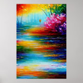 Affiche colorée du voyage (Devant)