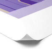 affiche colorée géométrique du festival de voyage (Coin)