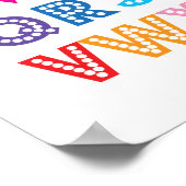 Affiche colorée pour enfants Alphabet (Coin)