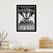 Affiche Columbia Bicycles 1886 Publicité (Cuisine)