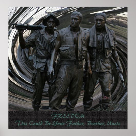 Affiche commémorative de la guerre du Vietnam (Devant)