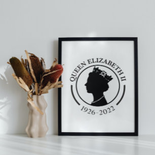 Affiche commémorative Queen Elizabeth ll Imprimer