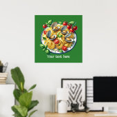 Affiche commerciale de la personnaliser des fruits (Bureau à domicile)