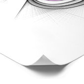 Affiche confuse de pieuvre mignonne (Coin)