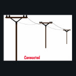 Affiche connectée<br><div class="desc">Grandes affiches,  décorez cette chambre,  étudiez ou un mur spécial dans votre maison ou bureau. Art graphique vectoriel minimal certains avec un texte descriptif approprié.</div>