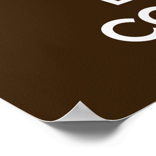 Affiche Conserver le calme et cuire des biscuits I (Coin)