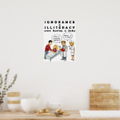 Affiche contre le racisme montrant la naissance du (Cuisine)