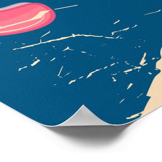 Affiche Corée Vacances (Coin)