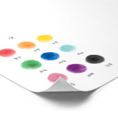 Affiche coréenne Hangul Colour (Coin)