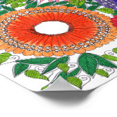 affiche couleur art warli (Coin)