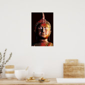 affiche couleur bronze de Bouddha (Cuisine)