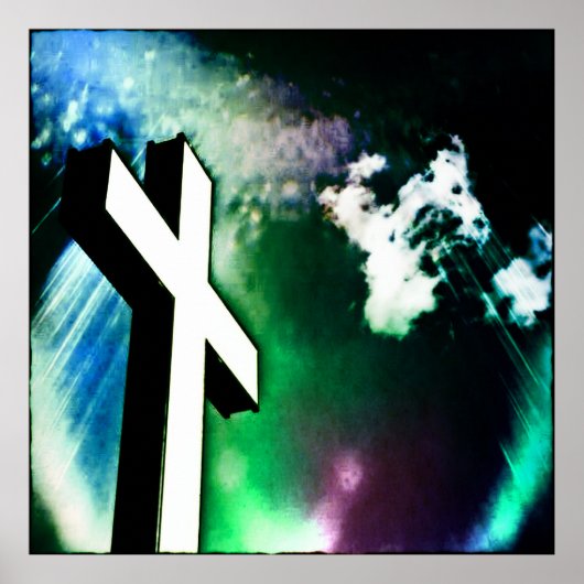Affiche couleur de la Croix Sainte (Devant)