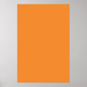 Affiche couleur orange Citrus (Devant)
