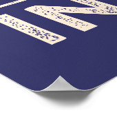 Affiche couleur personnalisée GENIUS VS INSANE (Coin)