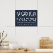 Affiche couleur personnalisée VODKA (Cuisine)