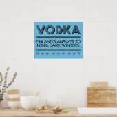 Affiche couleur personnalisée VODKA (Cuisine)