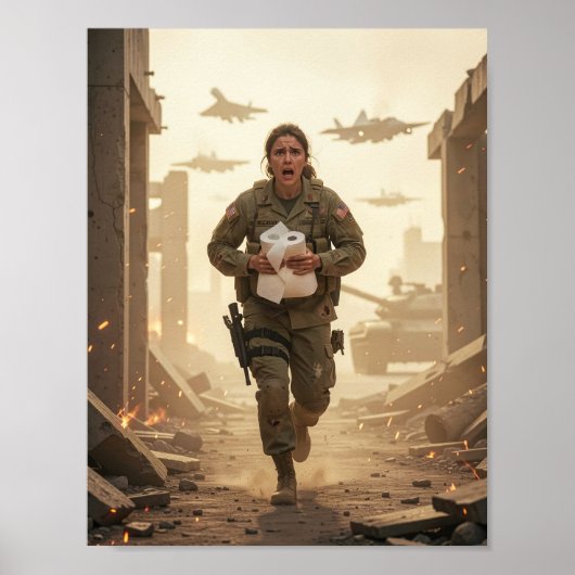 Affiche Courage et Ironie Silencieuse (Devant)