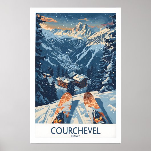 Affiche Courchevel France 1 (Devant)