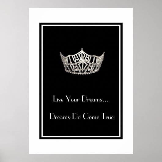 Affiche Couronne de Concours Vivez Vos Rêves (Devant)